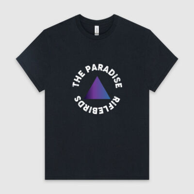 The Paradise Riflebirds Spectrum Black Cotton T-shirt Thumbnail