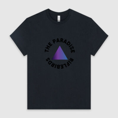 The Paradise Riflebirds Spectrum White Cotton T-shirt Thumbnail