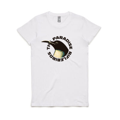 The Paradise Riflebirds Bird White Women's T-shirt Thumbnail