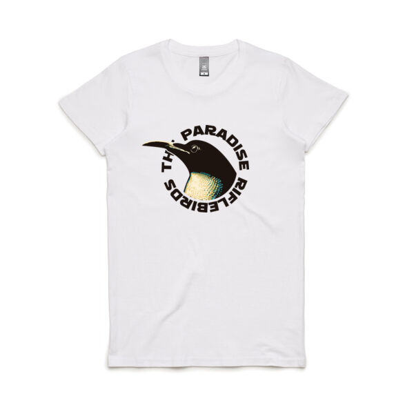 The Paradise Riflebirds Bird White Women's T-shirt Thumbnail